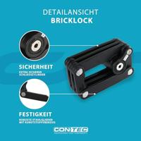 CONTEC vouwslot "bricklock" ct faltschl. bricklock 78 cm, black - thumbnail