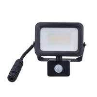 AS Schwabe Optiline 46670 LED-buitenschijnwerper met bewegingsmelder Energielabel: E (A - G) LED 30 W Zwart - thumbnail