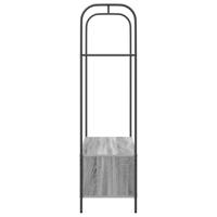 Kledingrek met opslag Grijs 100 x 44 x 160 cm Bewerkt hout - thumbnail