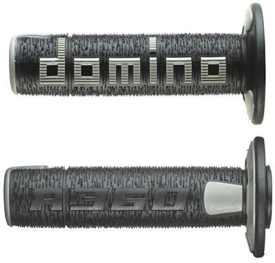 Domino griffgummi "a360" rubber grip a360 sw/gr 120/123mm closed
