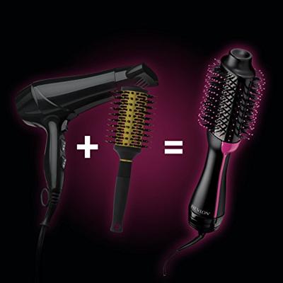 REVLON RVDR5222E 2-in-1 perfectionistische volumegevende droogborstel - Pro-collectie - zwart / roze - thumbnail