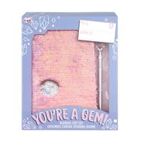 Crayola dagboekset You're a Gem! meisjes zilver 2-delig - thumbnail