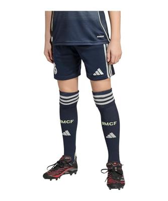 Real Madrid Uit Broekje Junior 2025/2026 - Maat 140 - Kleur: Donkerblauw | Soccerfanshop