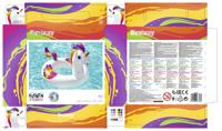 Bestway Opblaasbare Eenhoornvlotter 119x91 cm +10 Jaar Strand en Zwembad 36159 - thumbnail