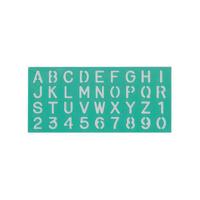 Linex lettersjabloon 20 mm - thumbnail