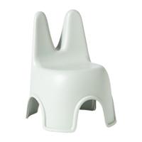 Kinderstoel Babs met konijnenoortjes - groen - 46x40x34 cm - thumbnail