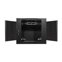 LogiLink W06F64B 19inch-wandkast (b x h x d) 540 x 330 x 450 mm 6 HE Zwart-grijs (RAL 7021) - thumbnail