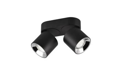 Trio PlafondlampGuayana 2-lichts zwart - 651000232