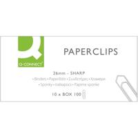 Q-CONNECT papierklemmen, 26 mm, doos van 100 stuks - thumbnail