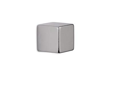 Maul Neodymium magneet JAKOB MAUL - MAUL 6169496, Tafelmagnet, Nickel, Neodym, 20 mm, 20 mm, 20 mm (b x h x d) 20 x 20 x 20 mm Dobbelsteen Zilver 1 stuk(s)
