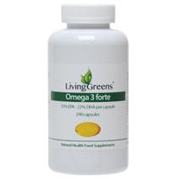 Livinggreens Omega 3 visolie forte 240 Capsules - thumbnail