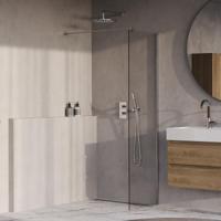 BRAUER Oblivion inloopdouche helder glas 50x200 incl. glascoating chroom - thumbnail