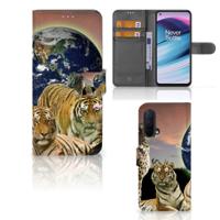 OnePlus Nord CE 5G | Telefoonhoesje | Met pasjeshouder | Roofdieren - thumbnail