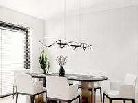 Trio Design led hanglampSequence geborsteld metaal - 341810205 - thumbnail
