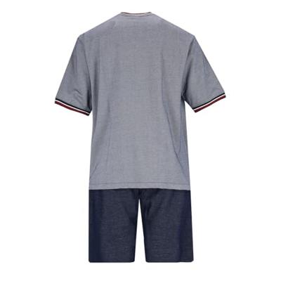 Marine blauwe heren shortama Hajo