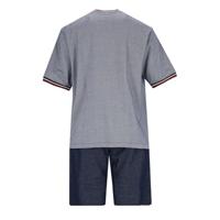 Marine blauwe heren shortama Hajo - thumbnail