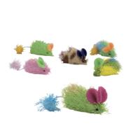 BZ REGENBOOG MUIS LANGHARIG 6,5 - thumbnail