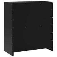Archiefkast 79x40x90 cm staal zwart - thumbnail