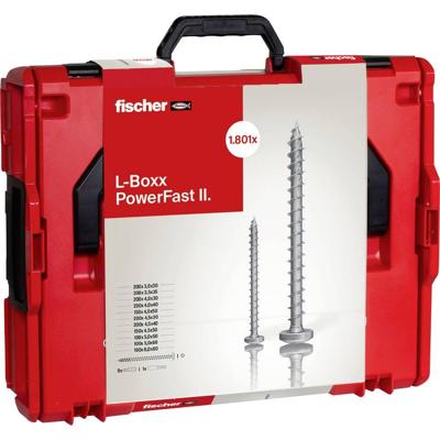 Fischer 568480 PowerFast II PH L-Boxx 102 Riembouten Interne vertanding Staal Galvanisch verzinkt 1 stuk(s)