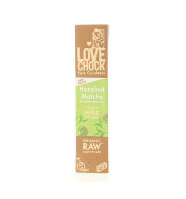 Lovechock M'lk hazelnoot matcha bio (40 gr)
