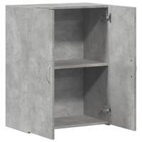 Archiefkast 60x32x77,5 cm bewerkt hout betongrijs - thumbnail