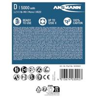 Ansmann maxE D 5000mAh 2x - thumbnail
