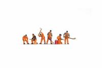 NOCH 15276 H0 Spoorwerkers figuren Staand, Geverfd - thumbnail