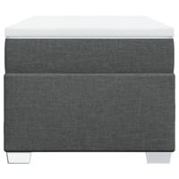 Boxspring met matras stof donkergrijs 90x190 cm - thumbnail