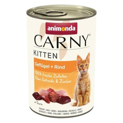 ANIMONDA Carny Kitten Poultry Beef - nat kattenvoer - 400 g