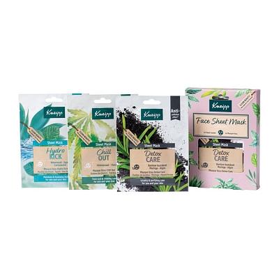 Kneipp Geschenkverpakking sheet mask detox care (1 Set)