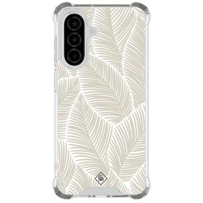 Samsung Galaxy A36 shockproof hoesje - Palmy leaves beige