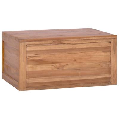VidaXL Badkamerwandkast 60x45x30 cm massief teakhout