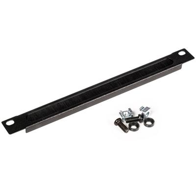 ROLINE 10-inch kabeldoorvoer, met borstelstrook 0.5HE zwart ROLINE 10-inch kabeldoorvoer, met borstelstrook 0.5HE zwart