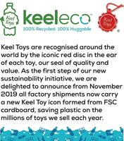 Keeleco Knuffel Sneeuw Luipaard 18 cm - thumbnail