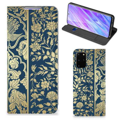 Samsung Galaxy S20 Plus Smart Cover Beige Flowers Samsung Galaxy S20 Plus Smart Cover Beige Flowers