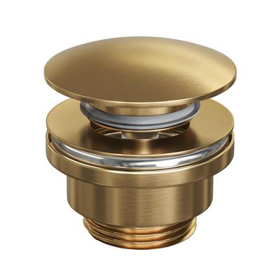Afvoerplug Brauer Klikwaste Gold Edition Geborsteld Goud Afvoerplug Brauer Klikwaste Gold Edition Geborsteld Goud