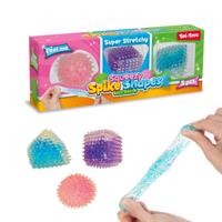 Knijpfiguren geometrisch 4cm 3st - thumbnail