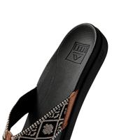 Reef Ortho Woven dames slipper zwart-37.5 - thumbnail