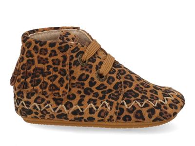 ShoesMe BP25W008-D leopard cognac multi bruin maat 20 ShoesMe BP25W008-D leopard cognac multi bruin maat 20