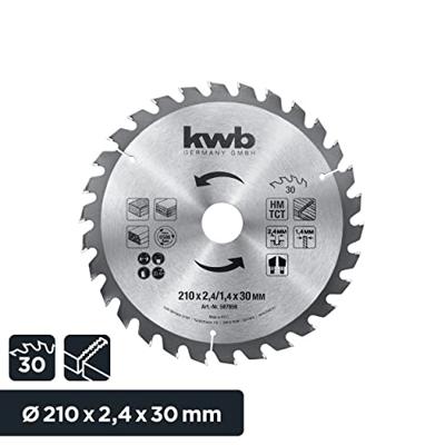 kwb 587859 Cirkelzaagblad 210 x 30 mm 1 stuk(s)