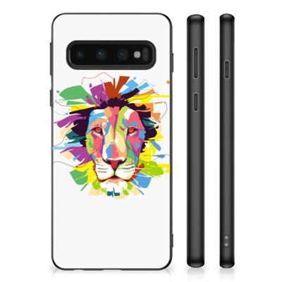 Samsung Galaxy S10 | Bumper Hoesje | Lion Color