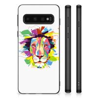Samsung Galaxy S10 | Bumper Hoesje | Lion Color - thumbnail