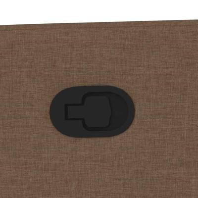 Fauteuil verstelbaar stof bruin Fauteuil verstelbaar stof bruin