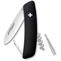 Swiza zakmes box D01 95 x 27 mm RVS zilver/zwart - thumbnail