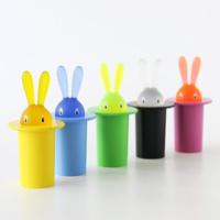 Alessi Magic Bunny Tandenstokerhouder kunststof geel - thumbnail