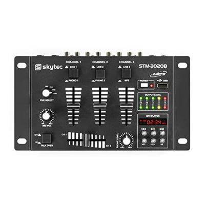 Skytec STM-3020B 6-kanaals mengpaneel met USB/MP3-speler budget