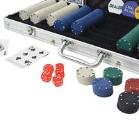 Pokerset met 500 chips in aluminium koffer - thumbnail