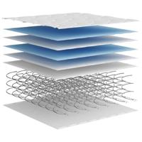 Binnenveringsmatras voor kinderen middelhard 80x160 cm - thumbnail