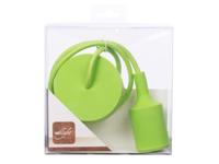 Design lamphouder met textielkabel groen Velleman - Velleman - thumbnail