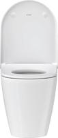 Toilet Duravit D-Neo HygieneGlaze Staand Rimless Diepspoel 58 cm Hoogglans Wit Duravit - thumbnail